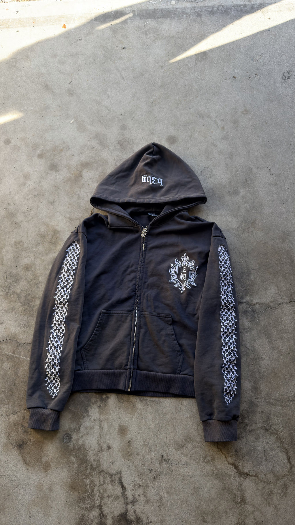 NEZU DRAGON 🐉 ZIPUP - WASHED BLACK