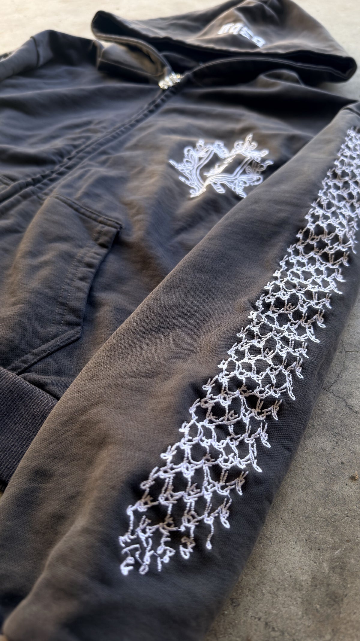 NEZU DRAGON 🐉 ZIPUP - WASHED BLACK