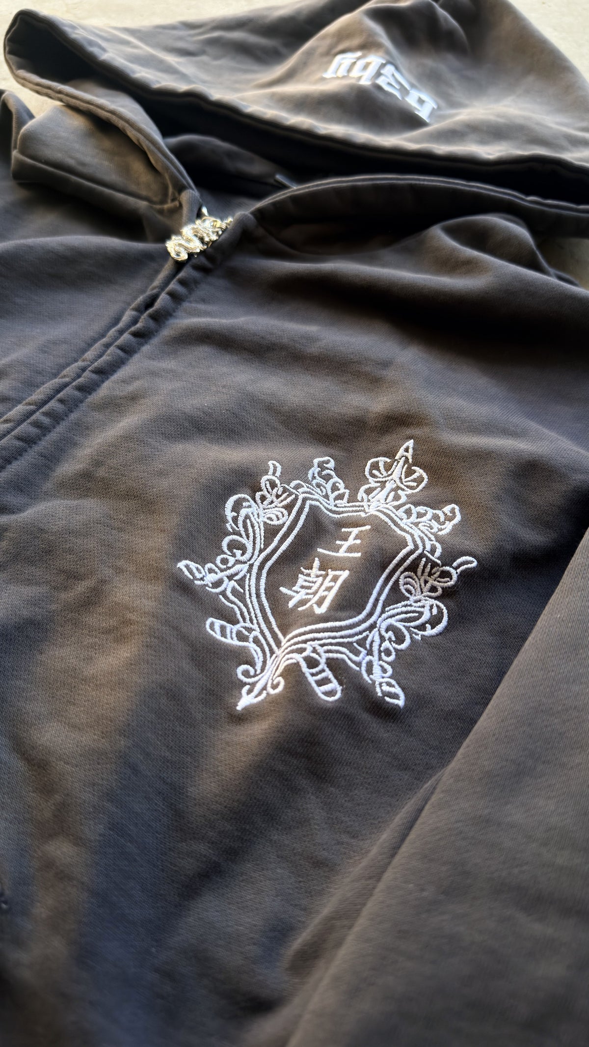 NEZU DRAGON 🐉 ZIPUP - WASHED BLACK