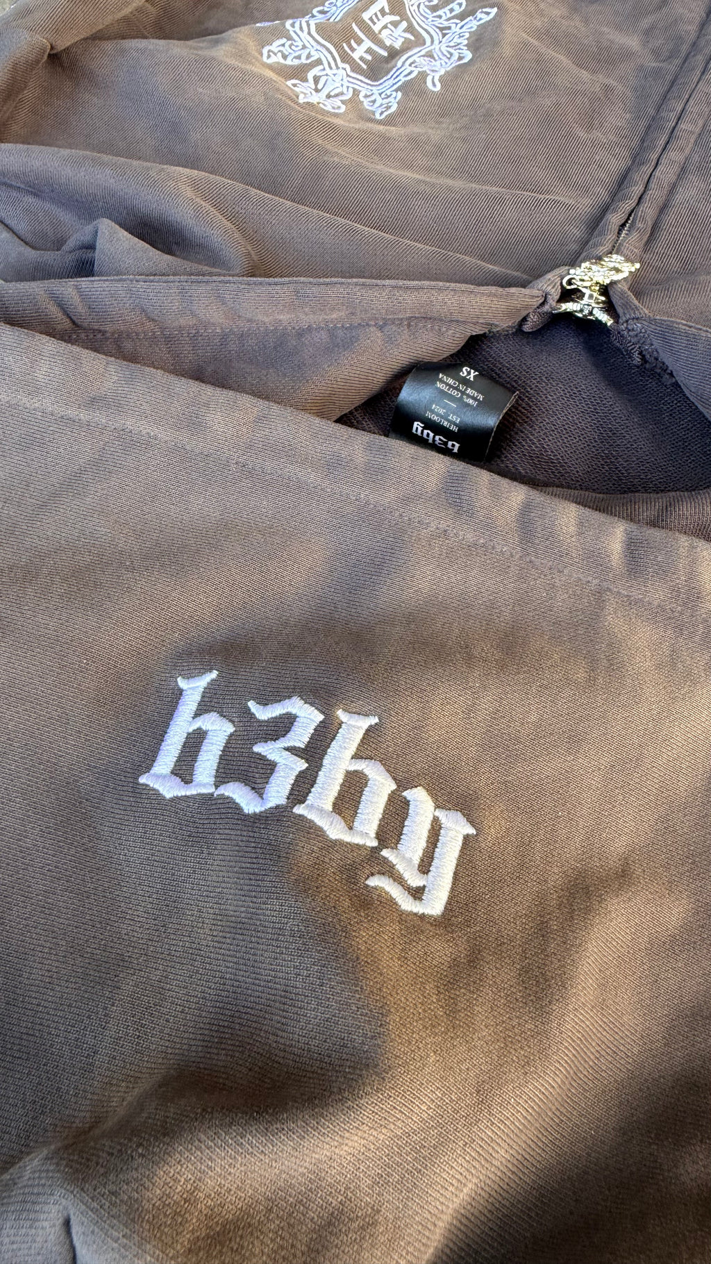 NEZU DRAGON 🐉 ZIPUP - WASHED BLACK